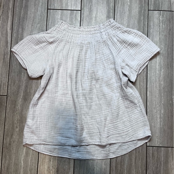 Michael Stars | Off Shoulder Double Gauze Top Size Medium - Picture 7 of 7